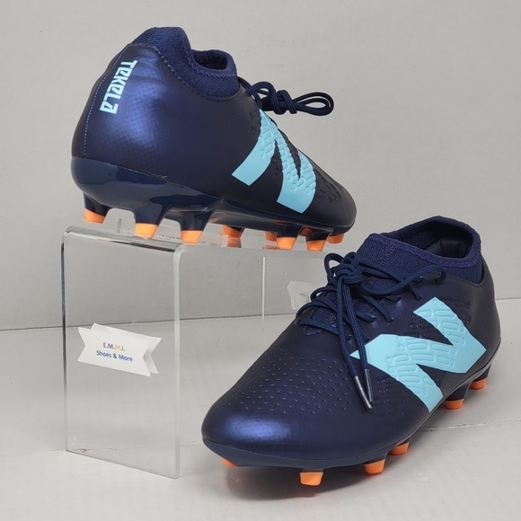 New Balance Tekela Magique FG V4+ Men\'s Size 12 ST3FN45 Navy Soccer Cleats New